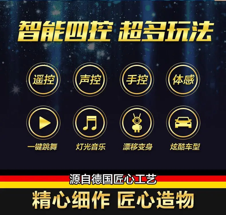 6cm RC Car Robot Transformer Remote Control Cars Toys