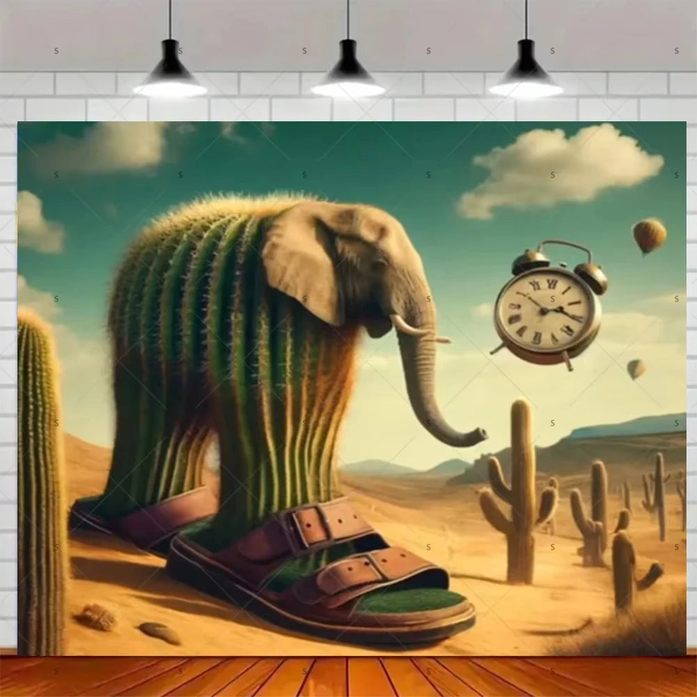 Italian Brainrot Meme Party Backdrop Banner