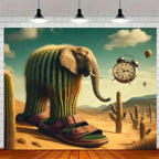 Italian Brainrot Meme Party Backdrop Banner
