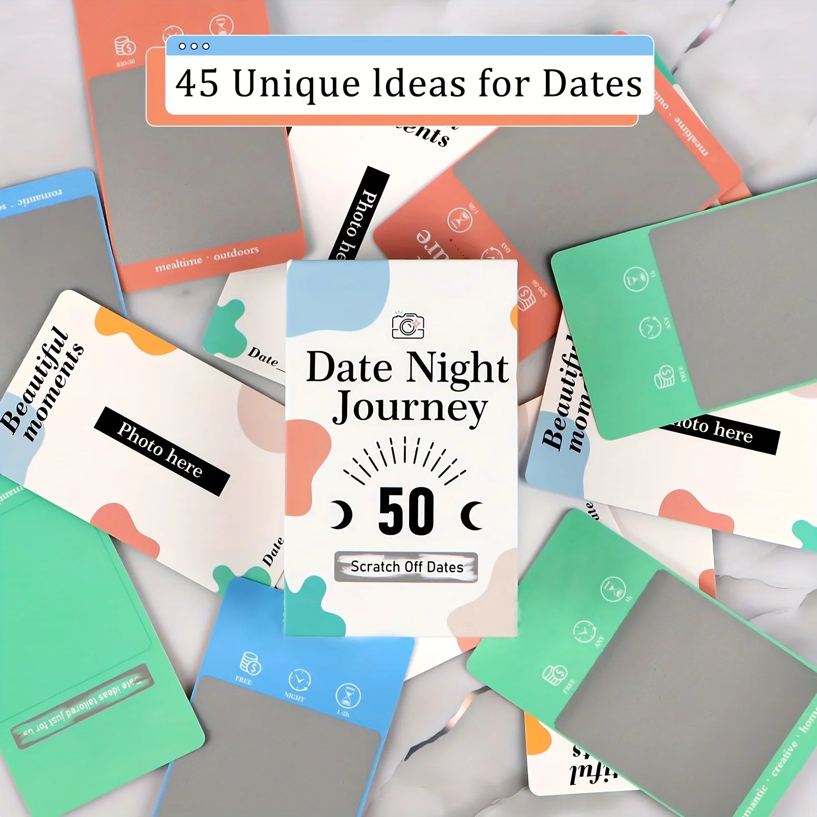 Scratch-off Date Ideas 50 Cards Fun Date Game