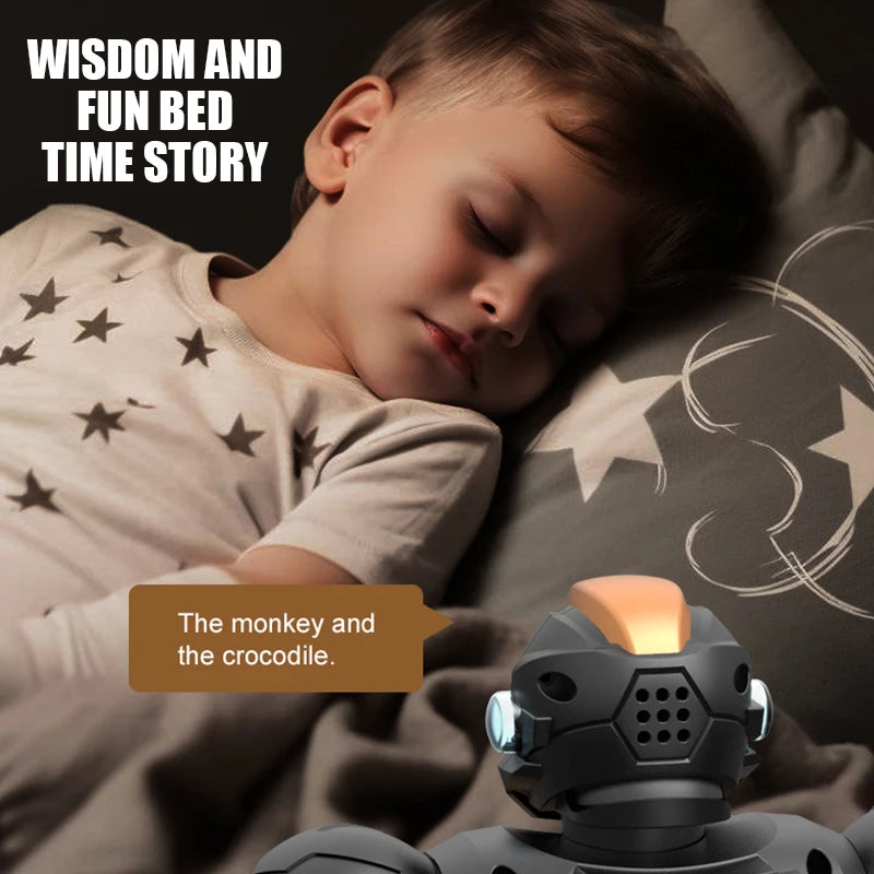 Robot Toy Intelligent Programming Voice Controlled Gesture Remote Control LED Smart Dancing Robot