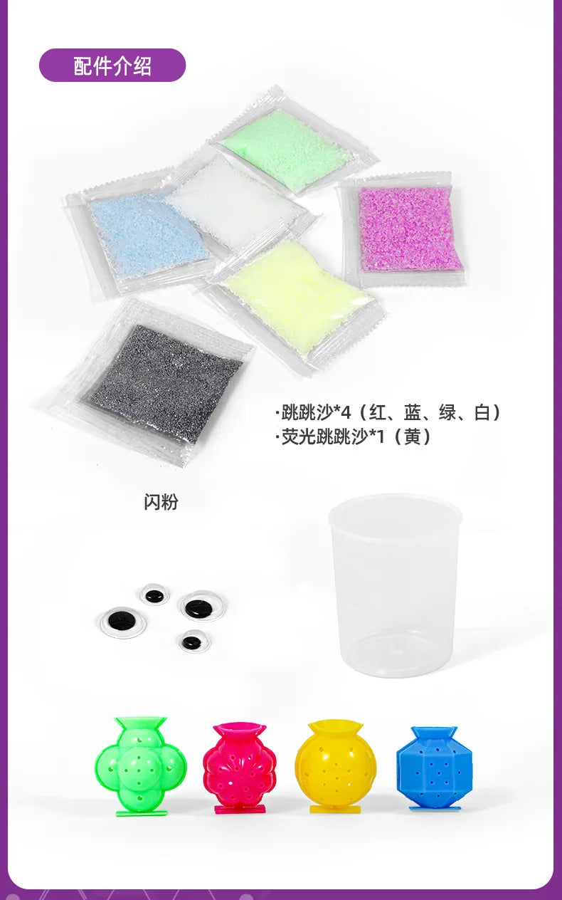 Science Experiment Kit Magic Science/Bouncy Ball/Soap/Disgusting Gross Slime  STEM TOYS for Kids Funny Science Explore Gifts
