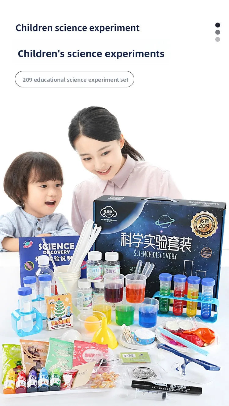 Science experiment set, Kids DIY chemistry small experiment