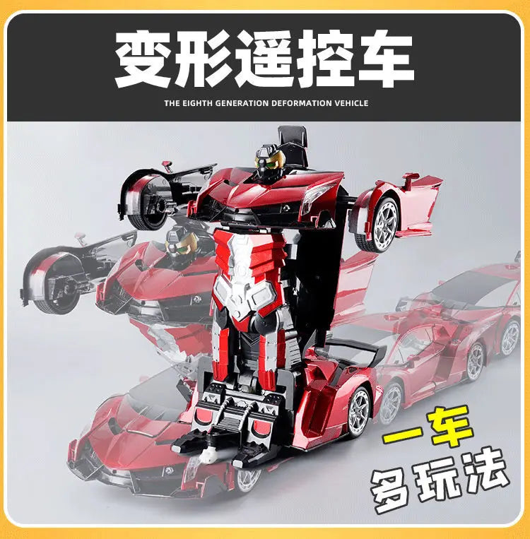 6cm RC Car Robot Transformer Remote Control Cars Toys