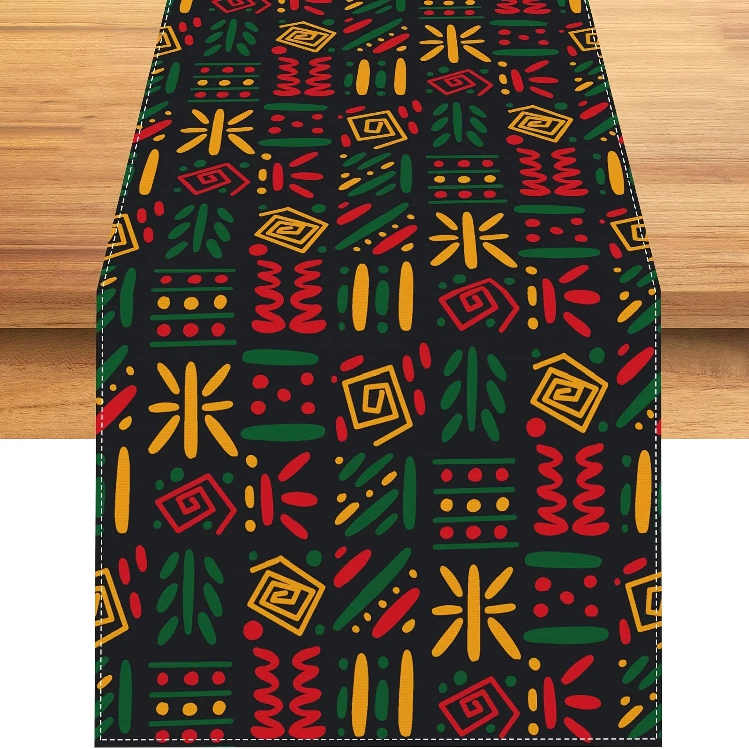 Black History Month Linen Table Runner - African American Heritage,  Home Kitchen Decor