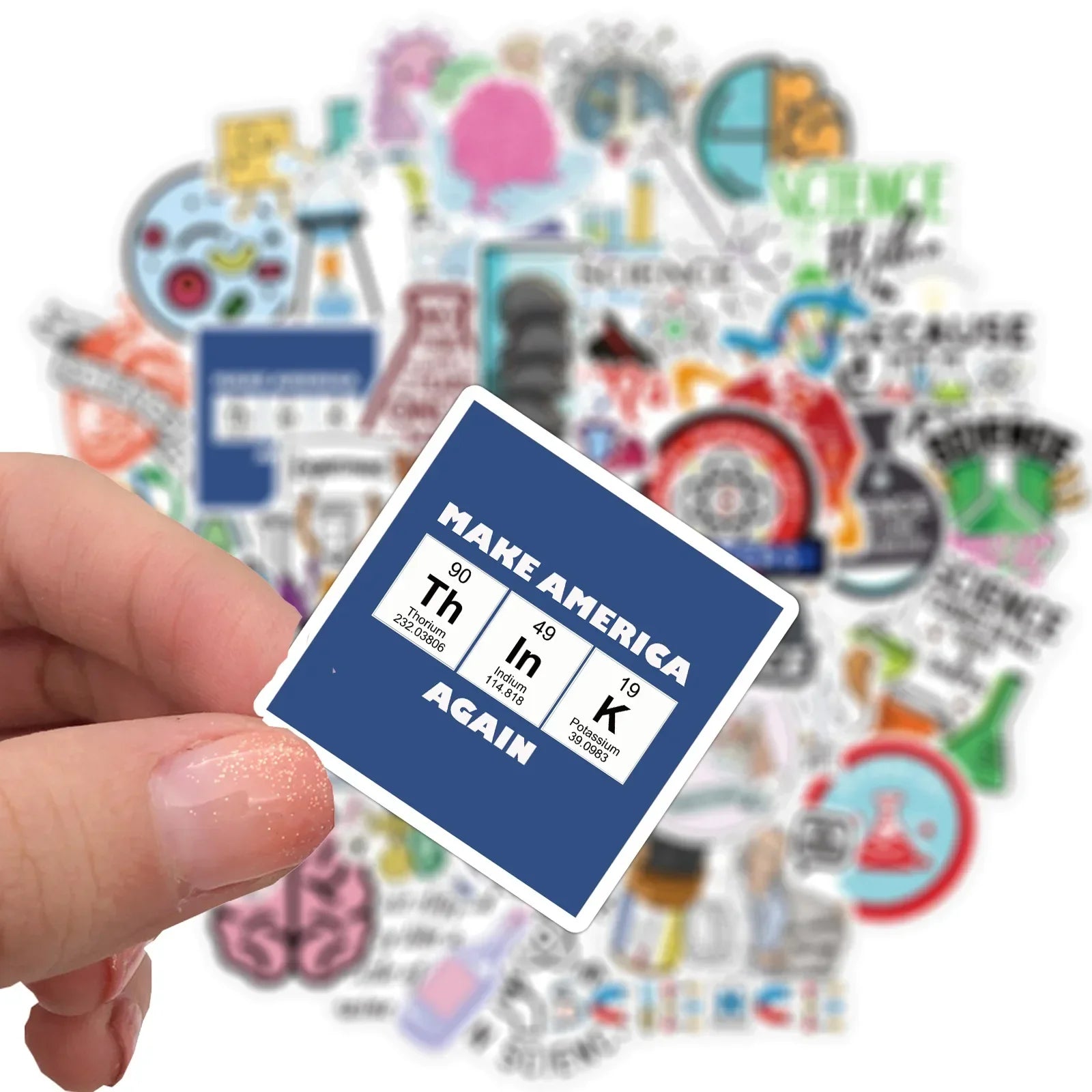 Science Stickers 50/100pcs