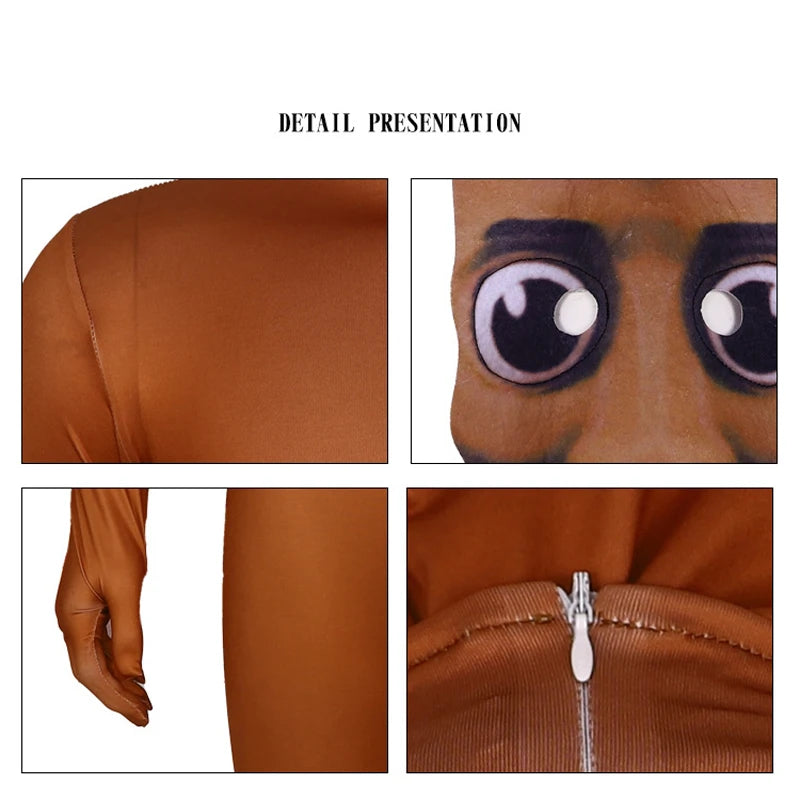 Tung Tung Tung Sahur Cosplay For Children Cartoon Jumpsuit Cosplay de Halloween