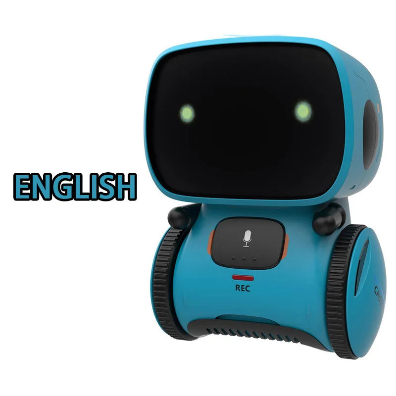 Toy Robot Intelligent Multilingual Voice & Touch control Interactive Educational