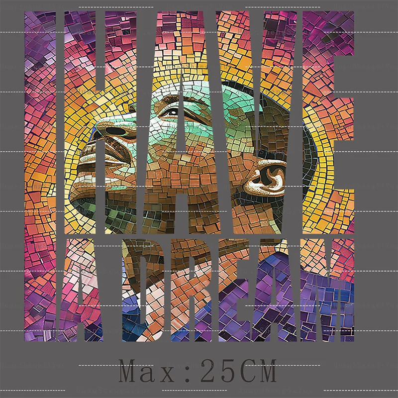 Black History Ironing Patch Clothes Jacket Heat Transfer Sticker