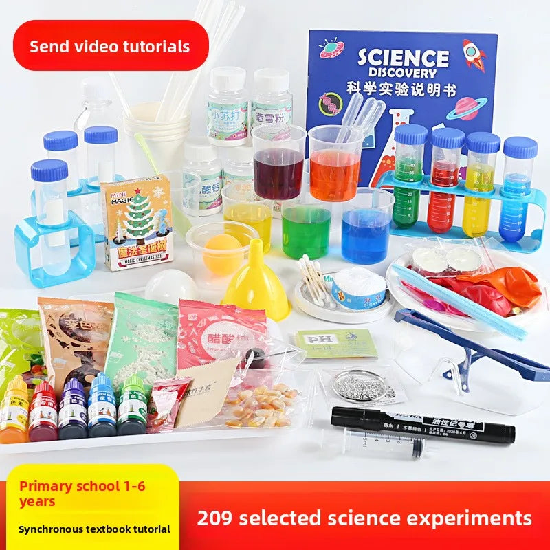 Science experiment set, Kids DIY chemistry small experiment