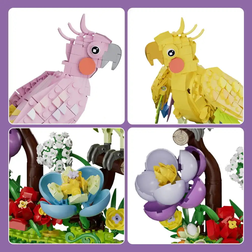 Lego Building Block Set Lovebirds Love Letter 669pcs