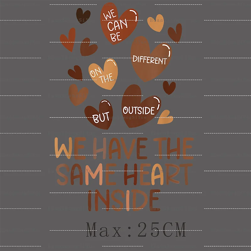 Black History Ironing Patch Clothes Jacket Heat Transfer Sticker