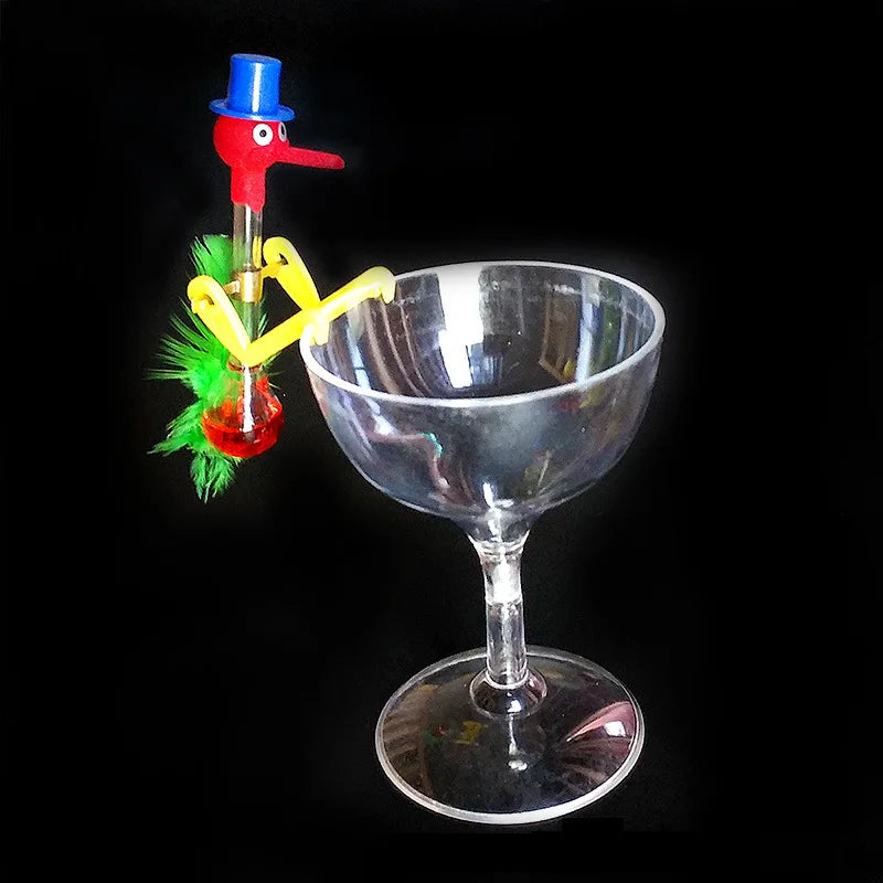Physics Drinking Bird Color Changing Toy Water Bird Fun Educational Science Experiment Toy
