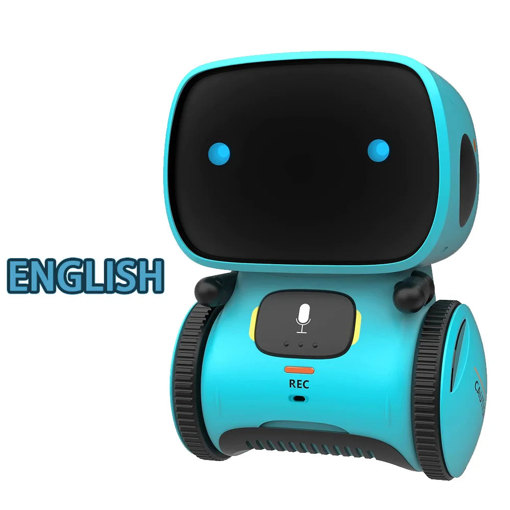 Toy Robot Intelligent Multilingual Voice & Touch control Interactive Educational