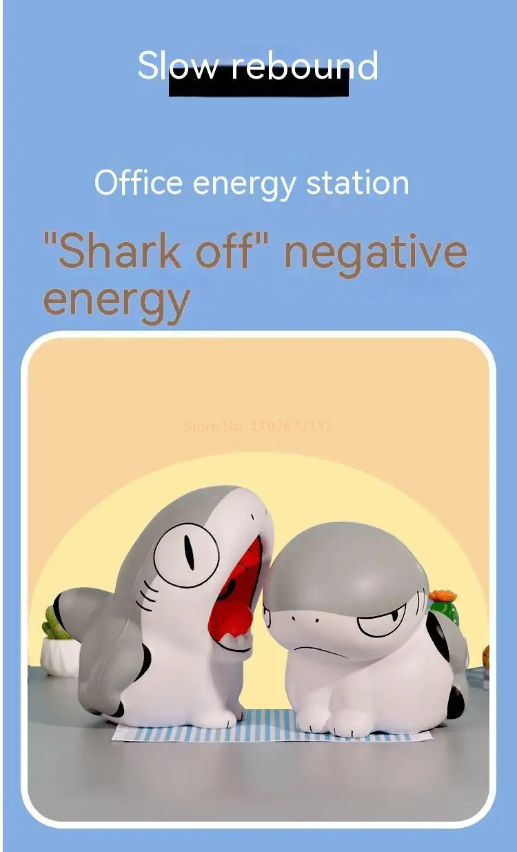 Shark Cat Sharkitty Squeeze Toys Slow Rising Stress Reliever Desktop Toys