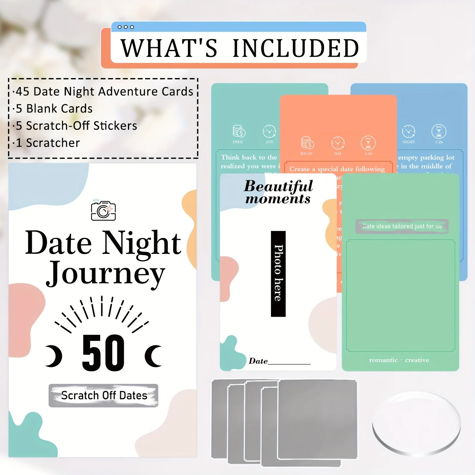 Scratch-off Date Ideas 50 Cards Fun Date Game