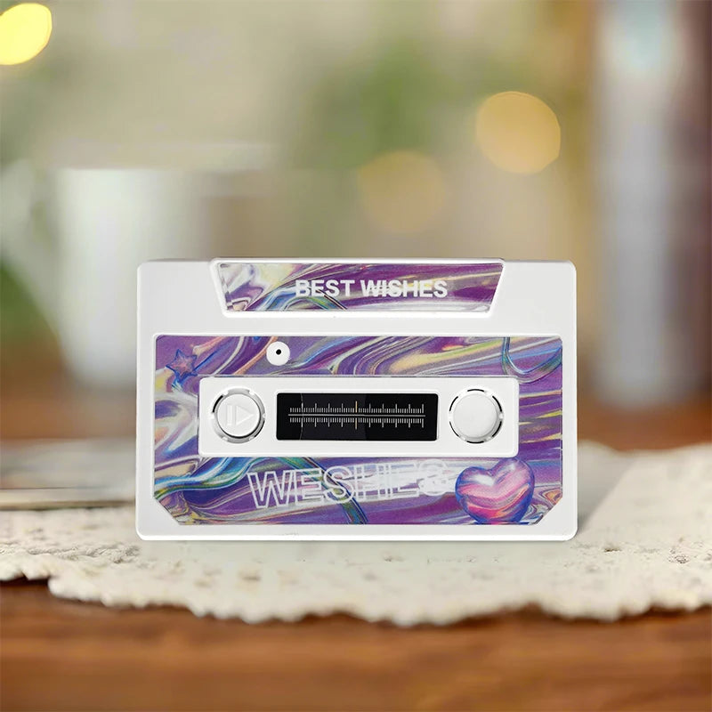 Audio Greeting Recording Cassette Can Hold 5 Minutes of Audio Love Message