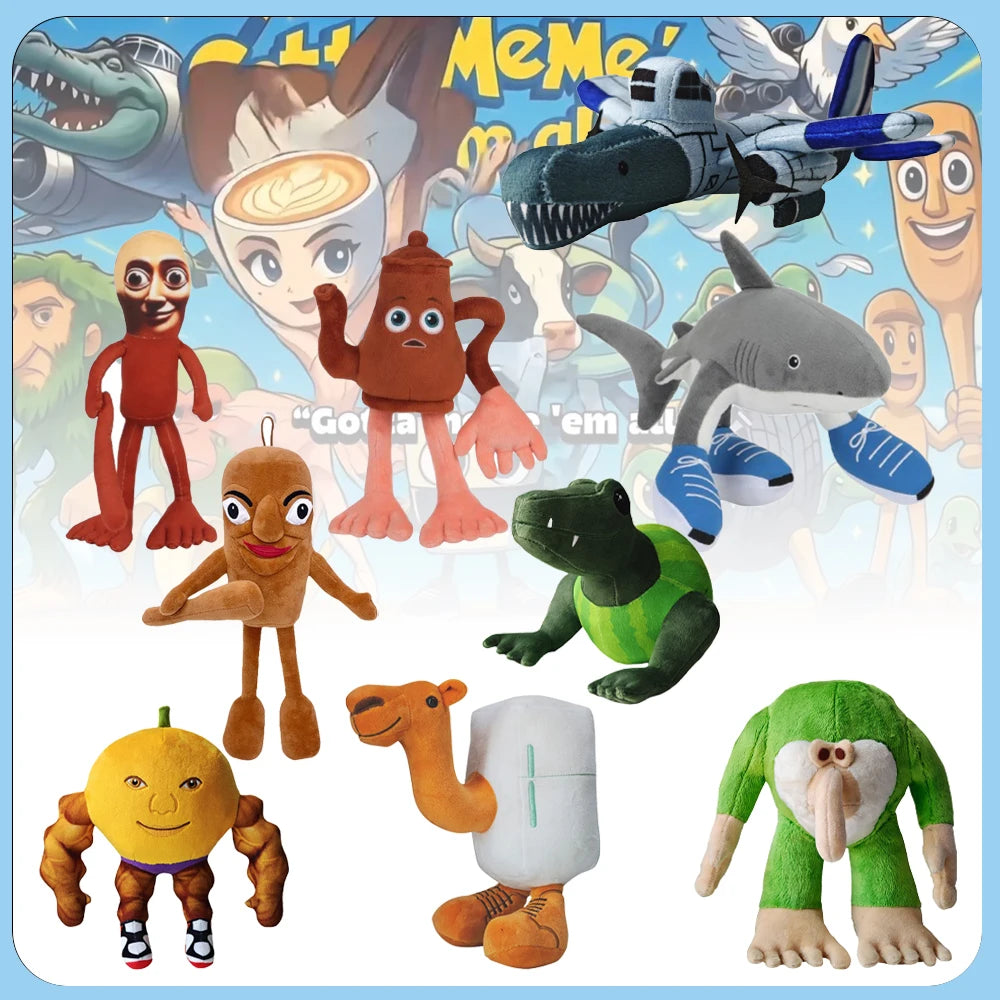 Tung Tung Tung Sahur Plush Toys Italian Brainrot Gen Z