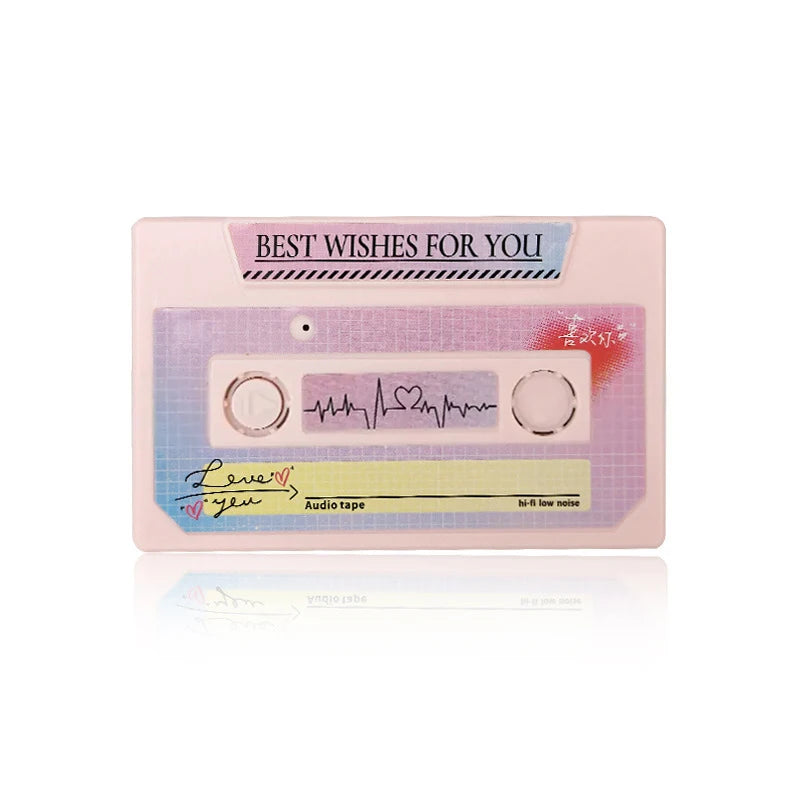 Audio Greeting Recording Cassette Can Hold 5 Minutes of Audio Love Message