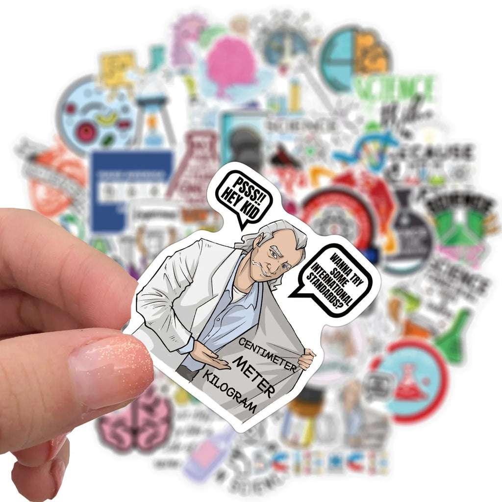 Science Stickers 50/100pcs