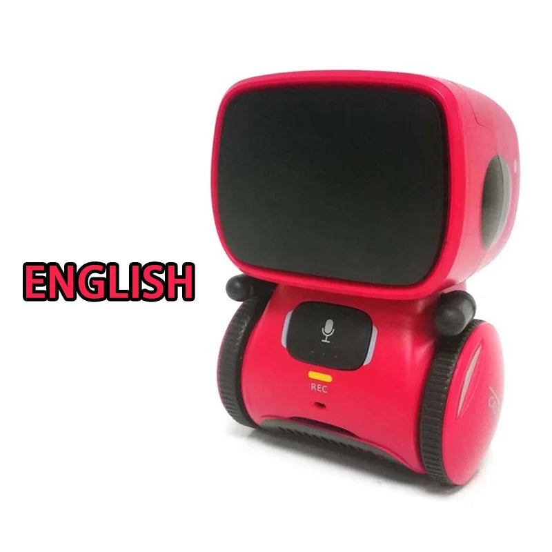 Toy Robot Intelligent Multilingual Voice & Touch control Interactive Educational