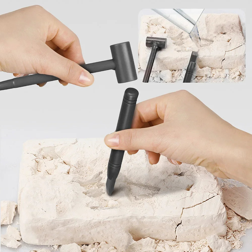 Dinosaur Fossil Excavation Kit Toys Jurassic Animal Skeleton Digging Archaeological Education