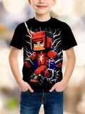 TungTungTung Sahur Bombardiro Crocodilo Meme Kids Clothes Summer Toddler Boys T-Shirt Fashion Girls Short Sleeve Tops