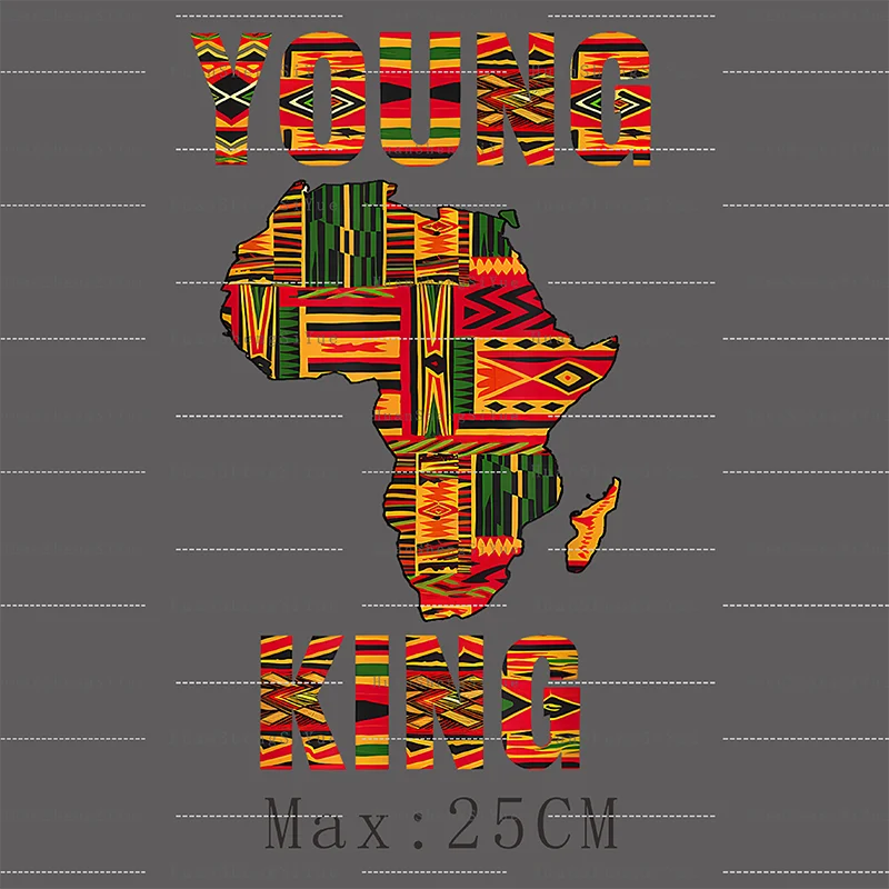 Black History Ironing Patch Clothes Jacket Heat Transfer Sticker