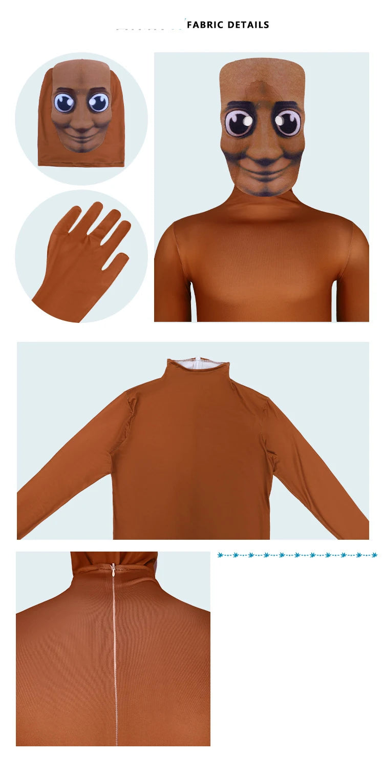 Tung Tung Tung Sahur Cosplay For Children Cartoon Jumpsuit Cosplay de Halloween