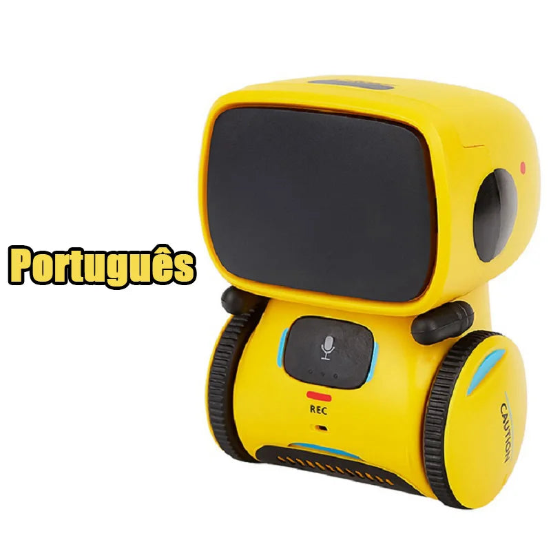 Toy Robot Intelligent Multilingual Voice & Touch control Interactive Educational