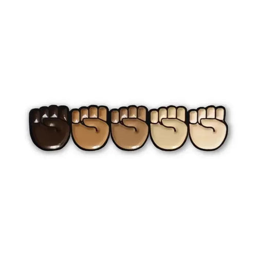 Black Solidarity Fist Enamel Pin
