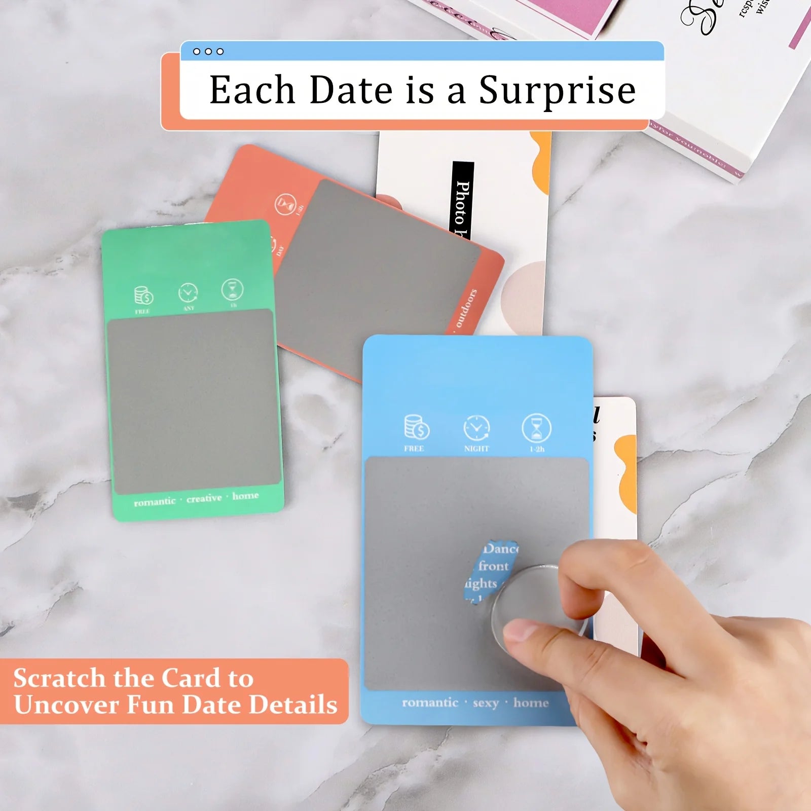 Scratch-off Date Ideas 50 Cards Fun Date Game