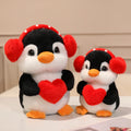 Love Penguin with Earmuffs Plush Stuffed Toy