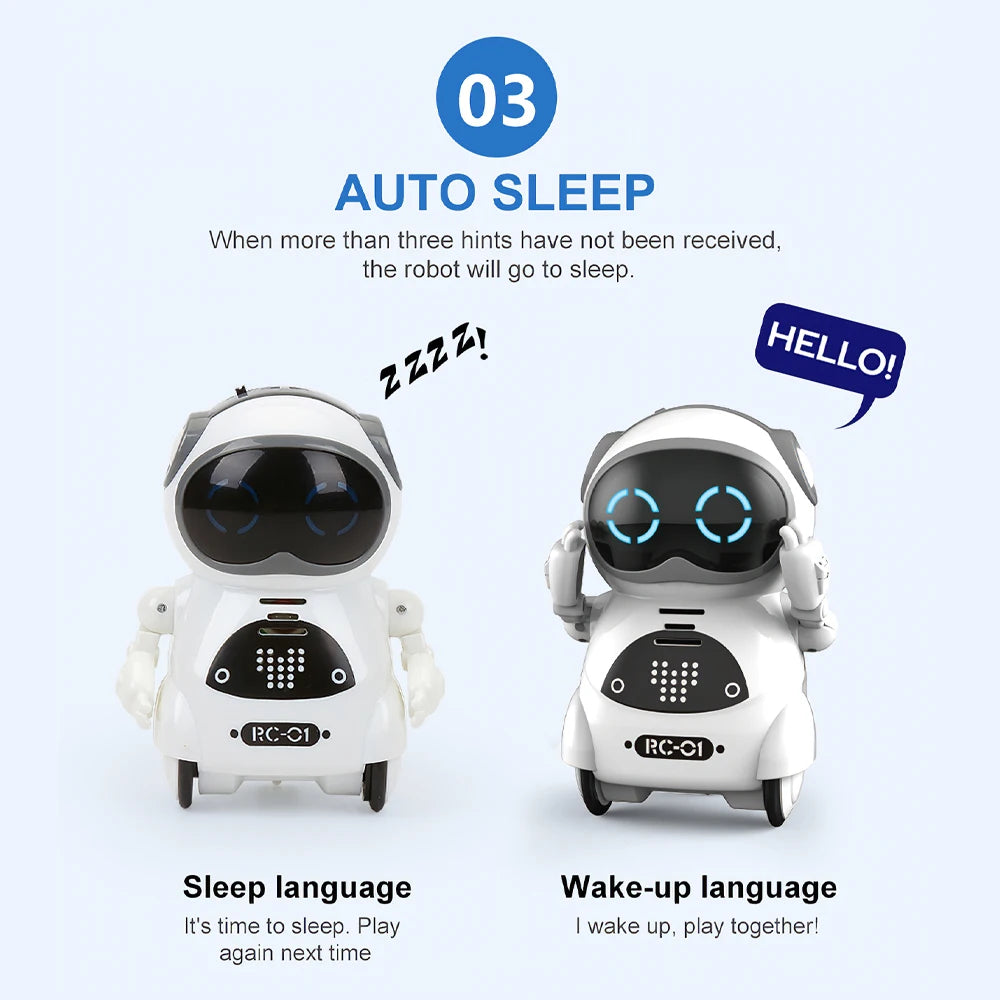 Interactive Voice Recognition Singing And Dancing Mini Smart Robot Toy