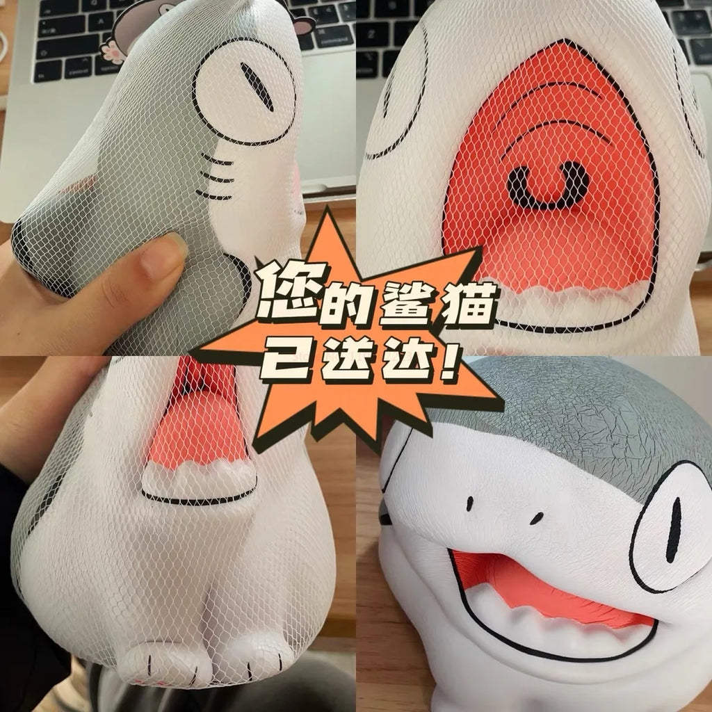 Shark Cat Sharkitty Squeeze Toys Slow Rising Stress Reliever Desktop Toys