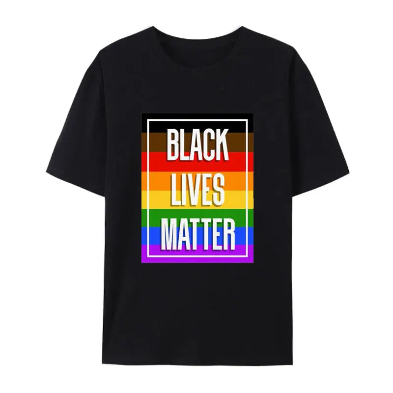 Black Pride Gifts Black Lives Matter Say Their Names Cotton Print T Shirt Creative Men Women Short Sleeve Fashion Casual Tops