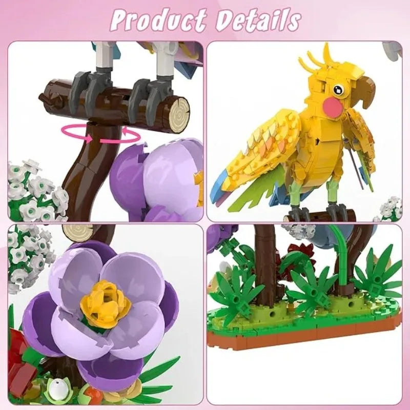 Lego Building Block Set Lovebirds Love Letter 669pcs