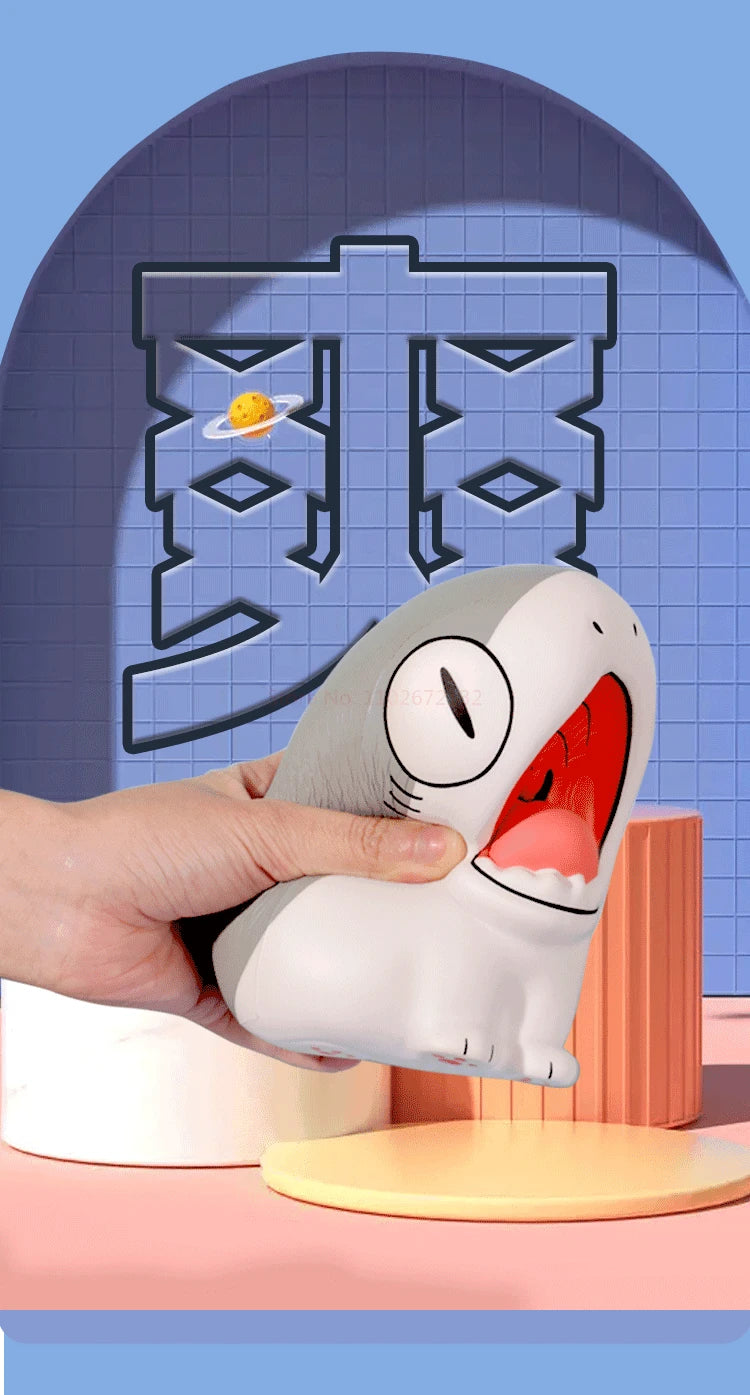 Shark Cat Sharkitty Squeeze Toys Slow Rising Stress Reliever Desktop Toys