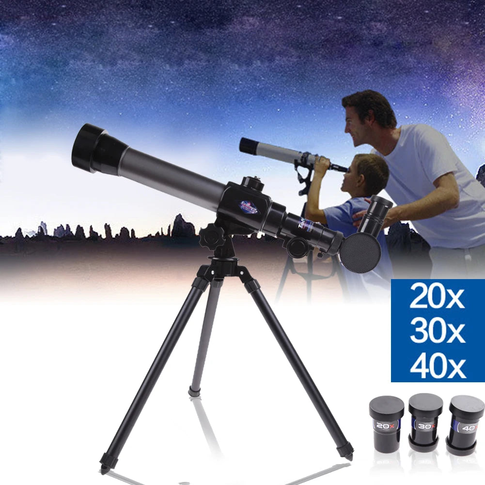 Children Science Education Astronomical Telescope  Monocular Teaching Aids Eyepiece with Tripod