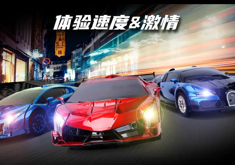 6cm RC Car Robot Transformer Remote Control Cars Toys