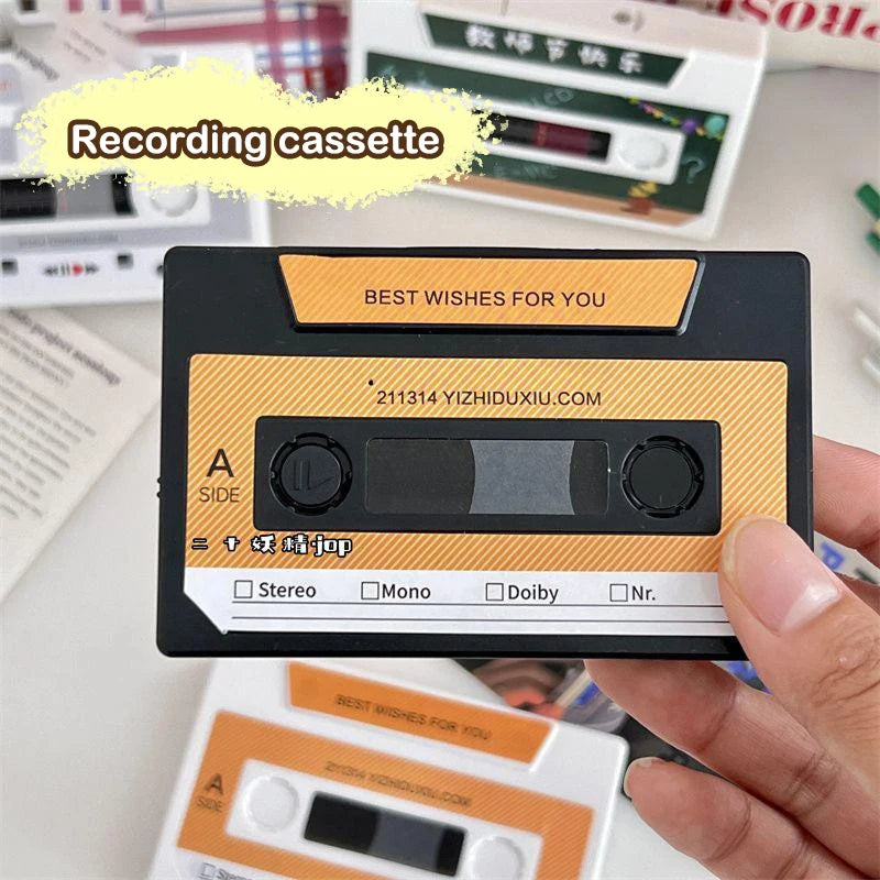 Audio Greeting Recording Cassette Can Hold 5 Minutes of Audio Love Message