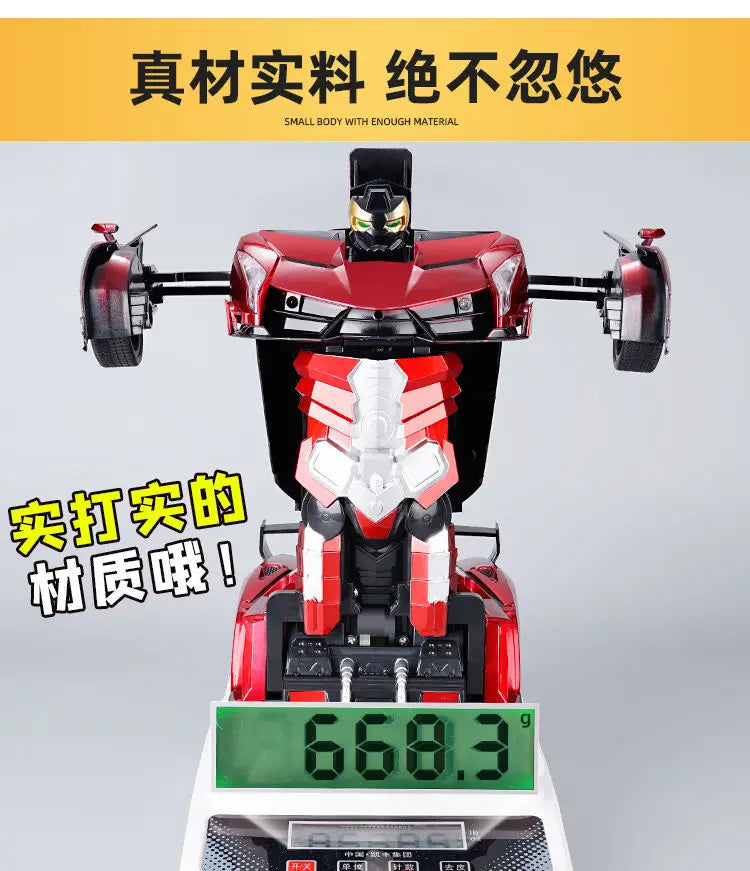 6cm RC Car Robot Transformer Remote Control Cars Toys