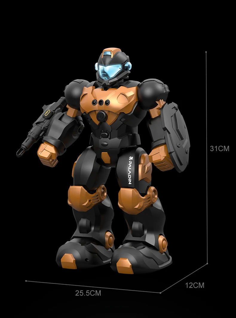 Robot Toy Intelligent Programming Voice Controlled Gesture Remote Control LED Smart Dancing Robot