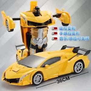 6cm RC Car Robot Transformer Remote Control Cars Toys