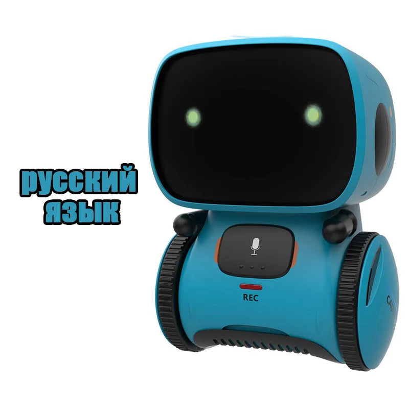 Toy Robot Intelligent Multilingual Voice & Touch control Interactive Educational