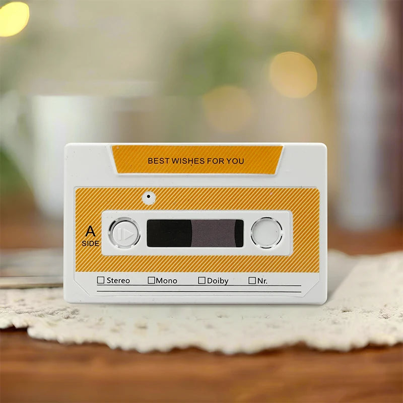 Audio Greeting Recording Cassette Can Hold 5 Minutes of Audio Love Message