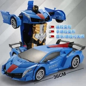 6cm RC Car Robot Transformer Remote Control Cars Toys