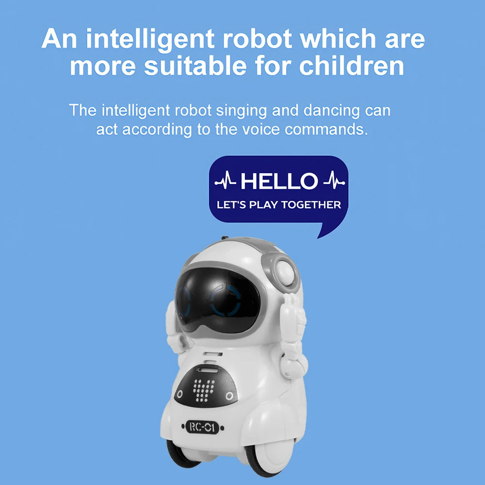 Interactive Voice Recognition Singing And Dancing Mini Smart Robot Toy
