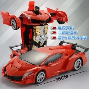 6cm RC Car Robot Transformer Remote Control Cars Toys