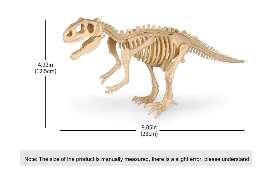 Dinosaur Fossil Excavation Kit Toys Jurassic Animal Skeleton Digging Archaeological Education